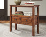 Abbonto - Warm Brown - Accent Table Sacramento Furniture Store Furniture store in Sacramento