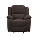 Madden - Glider Recliner - Brown Chenille Sacramento Furniture Store Furniture store in Sacramento