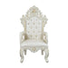 Adara - Dining Chair (Set of 2) - White PU & Antique White Finish Sacramento Furniture Store Furniture store in Sacramento