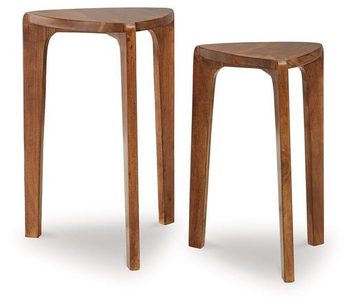 Brynnleigh - Medium Brown - Accent Table Set (Set of 2) Sacramento Furniture Store Furniture store in Sacramento