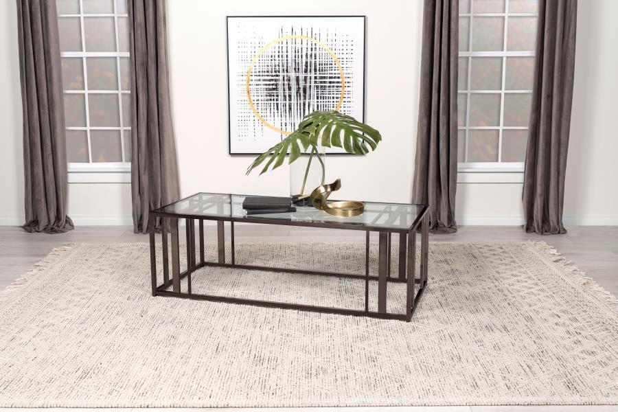 Adri - Metal Frame Coffee Table Sacramento Furniture Store Furniture store in Sacramento