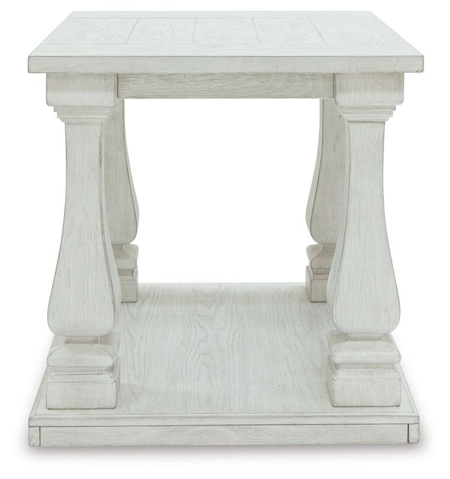 Arlendyne - Antique White - Rectangular End Table Sacramento Furniture Store Furniture store in Sacramento