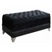 Barzini - Tufted Rectangular Trunk With Nailhead Black Sacramento Furniture Store Furniture store in Sacramento