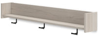 Socalle - Light Natural - Wall Mounted Coat Rack W/shelf Sacramento Furniture Store Furniture store in Sacramento