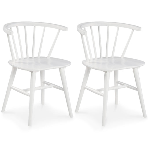 Grannen - White - Dining Room Side Chair (Set of 2) Sacramento Furniture Store Furniture store in Sacramento