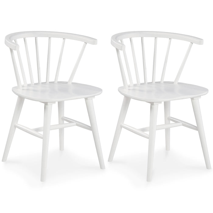 Grannen - White - Dining Room Side Chair (Set of 2) Sacramento Furniture Store Furniture store in Sacramento