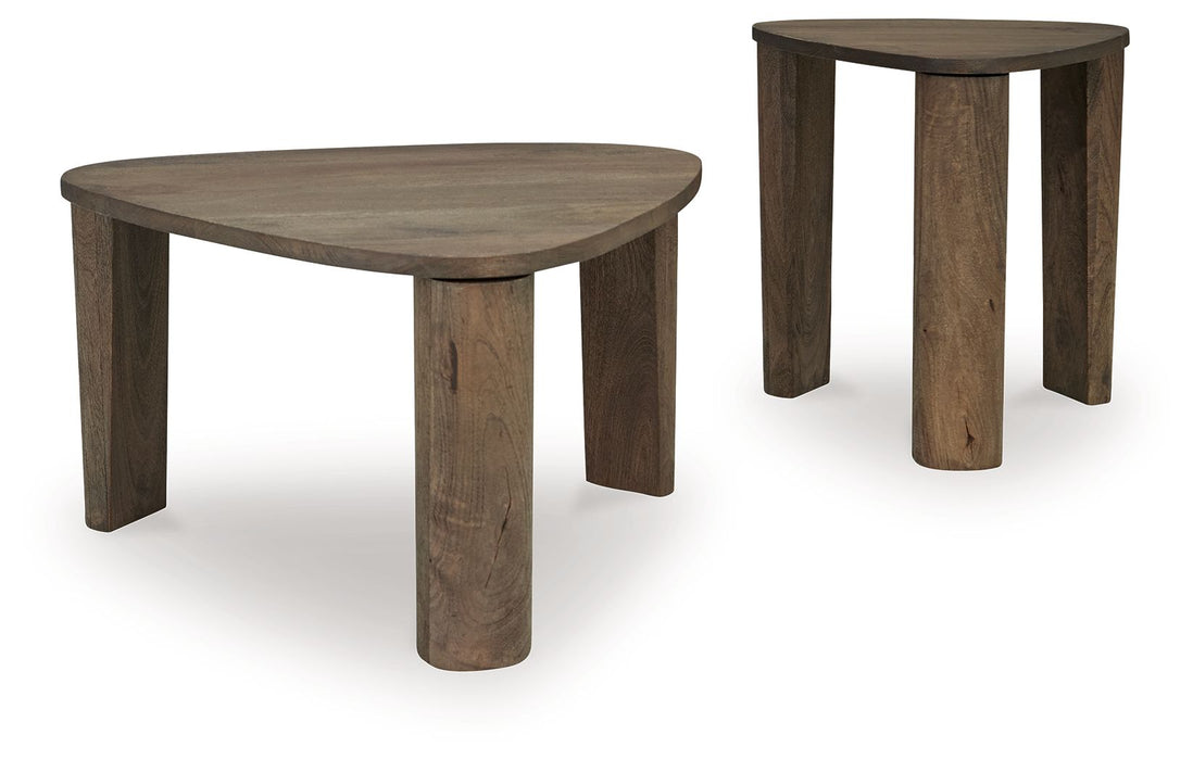 Reidport - Grayish Brown - Accent Cocktail Table Set (Set of 2) Sacramento Furniture Store Furniture store in Sacramento