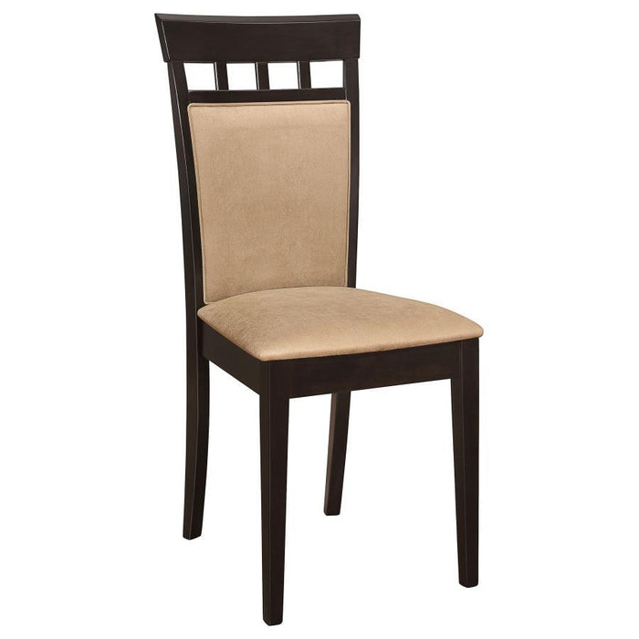 Gabriel - Upholstered Side Chairs (Set of 2) - Cappuccino And Tan