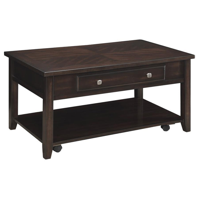 Bradford - Rectangular Lift Top Coffee Table - Walnut Sacramento Furniture Store Furniture store in Sacramento