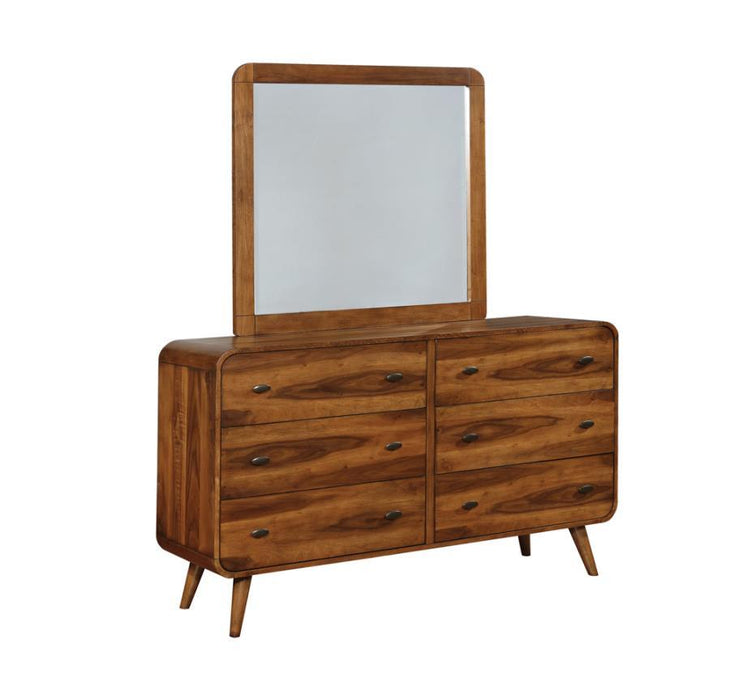 Robyn - Rectangular Dresser Mirror - Dark Walnut Sacramento Furniture Store Furniture store in Sacramento