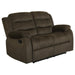 Rodman - Pillow Top Arm Motion Loveseat - Olive Brown Sacramento Furniture Store Furniture store in Sacramento