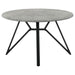 Neil - 5 Piece Round Dining Set - Concrete And Gray Sacramento Furniture Store Furniture store in Sacramento