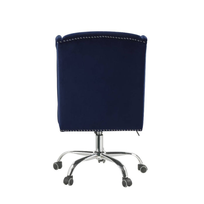 Jamesia - Office Chair - Midnight Blue Velvet Sacramento Furniture Store Furniture store in Sacramento