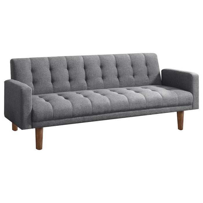 Sommer - Tufted Sofa Bed - Gray Sacramento Furniture Store Furniture store in Sacramento