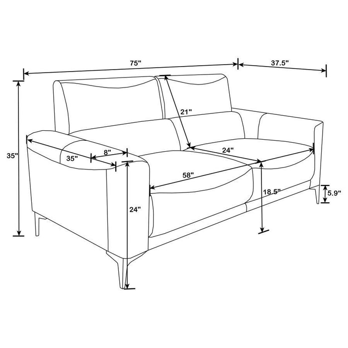 Glenmark - Track Arm Living Room Set Sacramento Furniture Store Furniture store in Sacramento