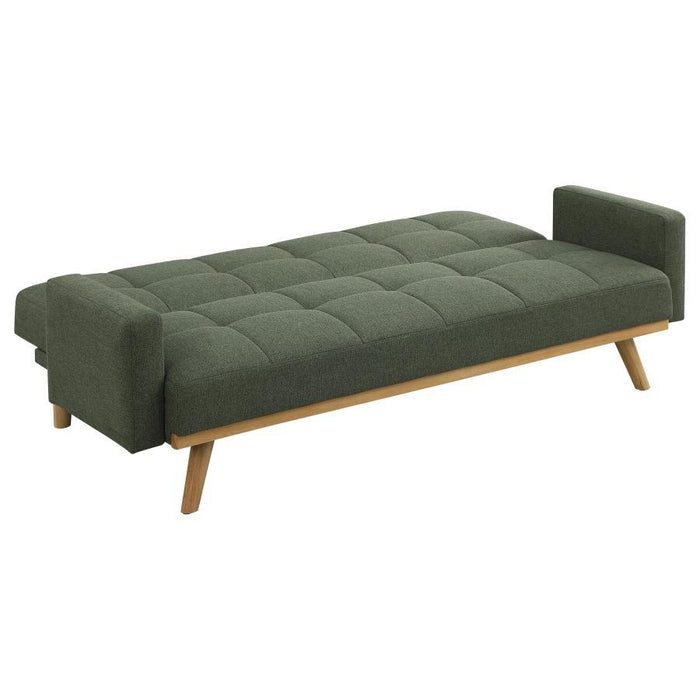 Kourtney - Upholstered Track Arms Covertible Sofa Bed Sacramento Furniture Store Furniture store in Sacramento