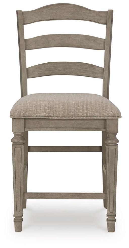 Lodenbay - Antique Gray - Upholstered Barstool (Set of 2) Sacramento Furniture Store Furniture store in Sacramento