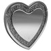 Aiko - Heart Shape Wall Mirror - Silver Sacramento Furniture Store Furniture store in Sacramento