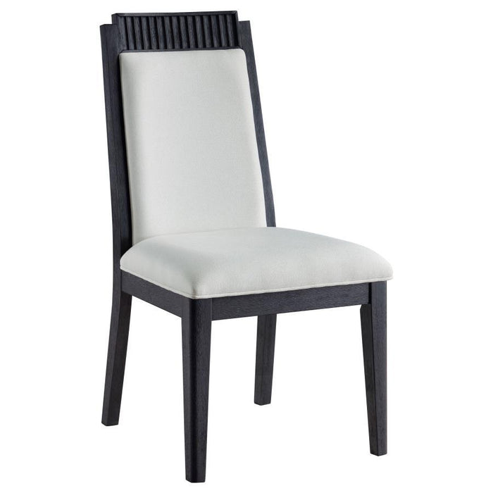 Brookmead - Wood Dining Side Chair (Set of 2) - Ivory And Black