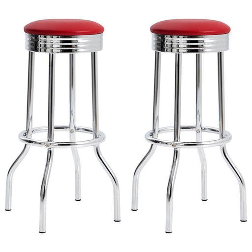 Theodore - Upholstered Top Bar Stools (Set of 2) Sacramento Furniture Store Furniture store in Sacramento