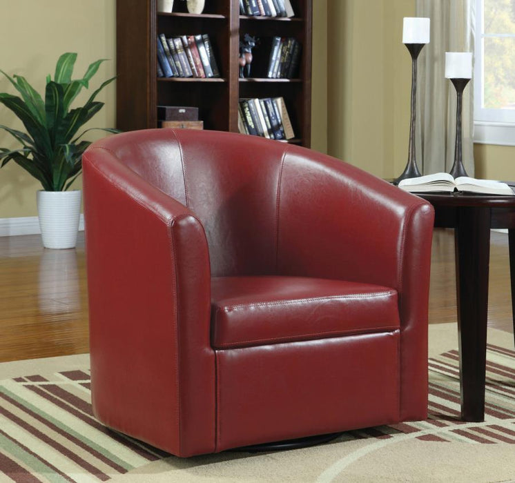 Turner - Upholstery Sloped Arm Accent Swivel Chair Sacramento Furniture Store Furniture store in Sacramento