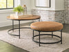 Drezmoore - Light Brown / Black - Nesting Cocktail Tables (Set of 2) Sacramento Furniture Store Furniture store in Sacramento