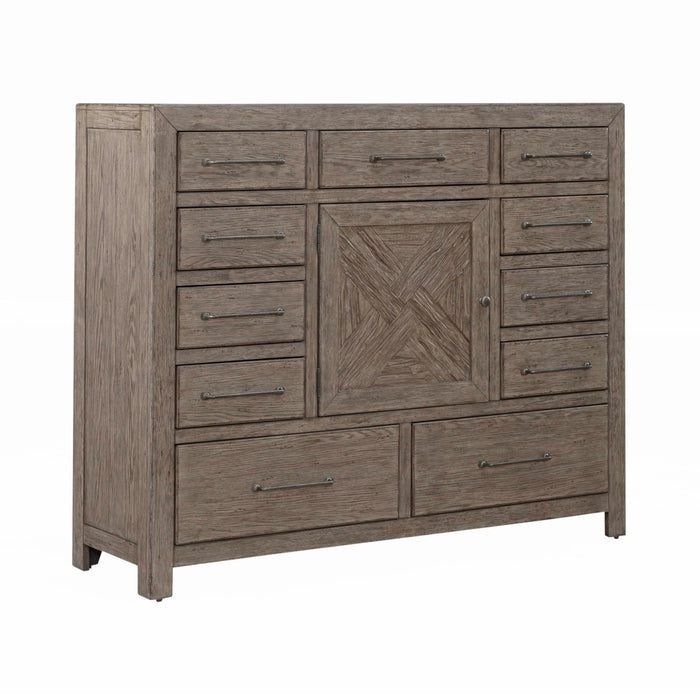 Skyview Lodge - 11 Drawer 1 Door Chesser - Light Brown