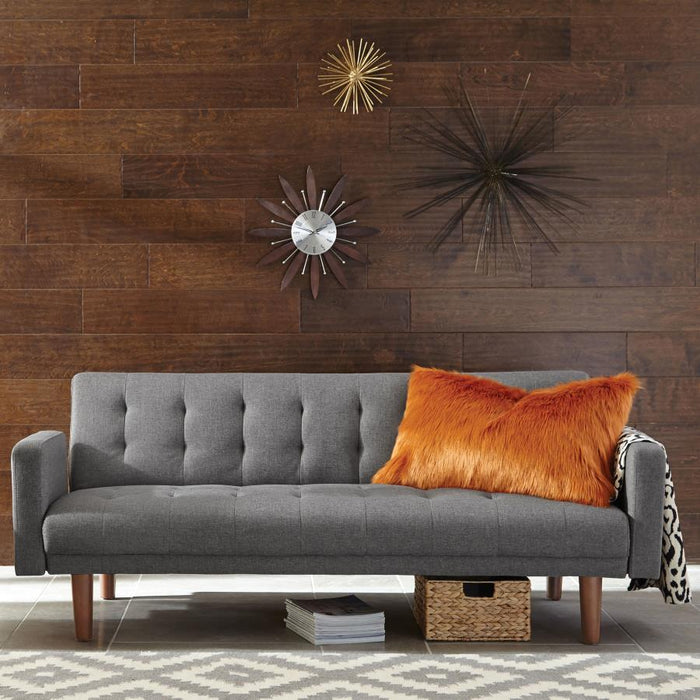 Sommer - Tufted Sofa Bed - Gray Sacramento Furniture Store Furniture store in Sacramento