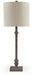 Oralieville - Distressed Gray - Poly Accent Lamp Sacramento Furniture Store Furniture store in Sacramento