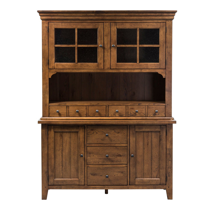 Hearthstone Ridge - Hutch & Buffet - Dark Brown