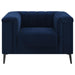 Chalet - Tuxedo Arm Chair - Blue Sacramento Furniture Store Furniture store in Sacramento