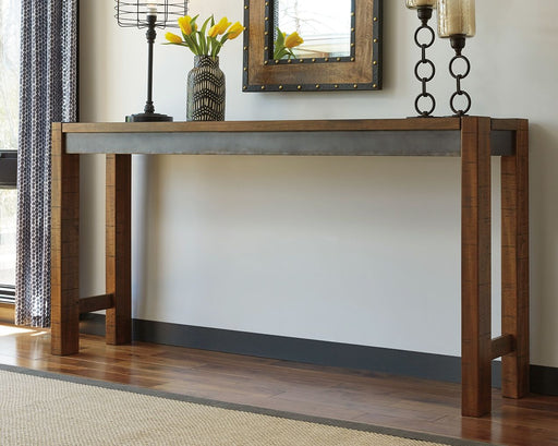 Torjin - Dark Brown - Long Counter Table Sacramento Furniture Store Furniture store in Sacramento