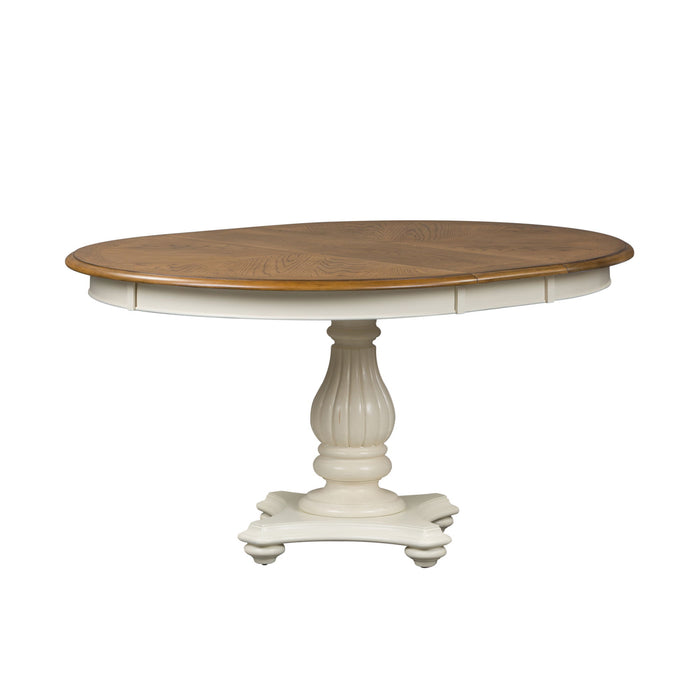 Cumberland Creek - Pedestal Table Set - White