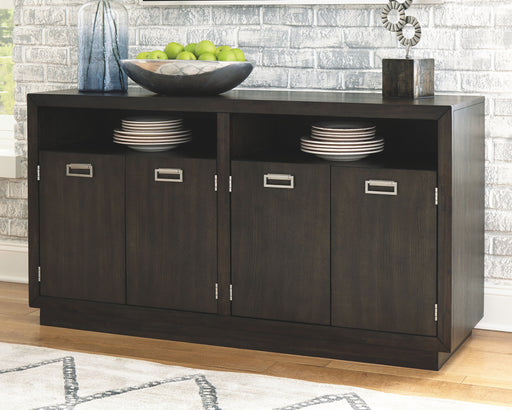 Hyndell - Dark Brown - Dining Room Server Sacramento Furniture Store Furniture store in Sacramento