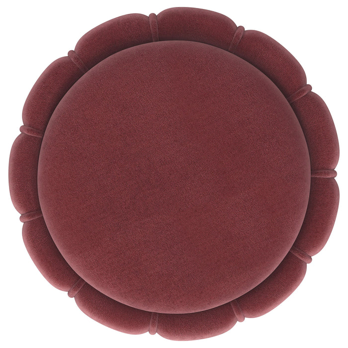 Sora - Round Upholstered Ottoman