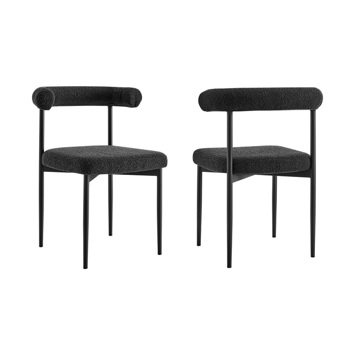 Shannon - Dining Chair (Set of 2) - Black Legs