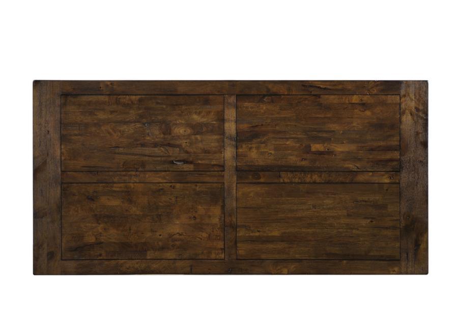 Coleman - Rectangular Dining Table - Rustic Golden Brown Sacramento Furniture Store Furniture store in Sacramento