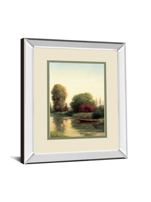 By The Riverside By Udell Mirrored Frame - Green