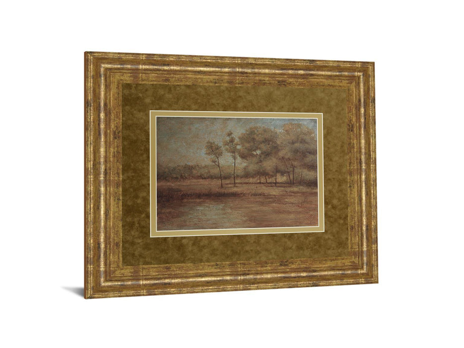 Woodland Solitude By Veronica Faust - Framed Print Wall Art - Dark Brown