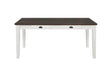 Kingman - 4-Drawer Dining Table - Espresso And White Sacramento Furniture Store Furniture store in Sacramento