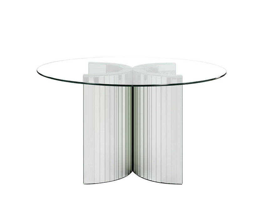 Noralie - Dining Table - Mirrored - 30" Sacramento Furniture Store Furniture store in Sacramento