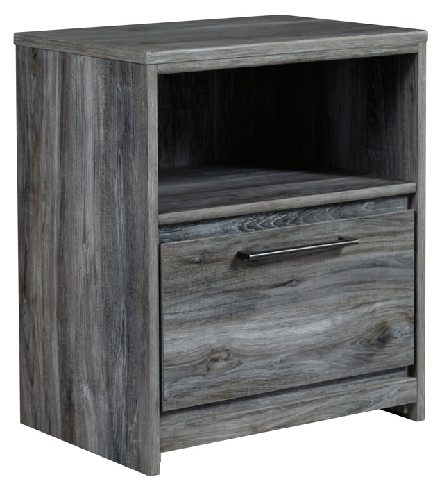 Baystorm - Gray - One Drawer Night Stand Sacramento Furniture Store Furniture store in Sacramento