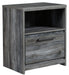 Baystorm - Gray - One Drawer Night Stand Sacramento Furniture Store Furniture store in Sacramento