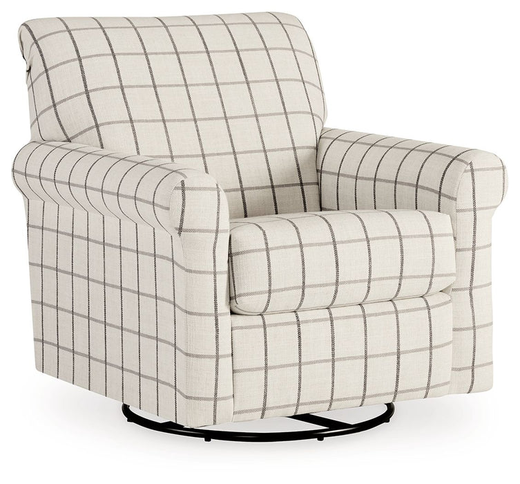 Davinca - Charcoal - Swivel Glider Accent Chair Sacramento Furniture Store Furniture store in Sacramento