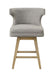 Everett - Counter Height Chair (Set of 2) - Fabric & Oak Sacramento Furniture Store Furniture store in Sacramento