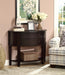 Diane - 2-Drawer Demilune Shape Console Table - Cappuccino Sacramento Furniture Store Furniture store in Sacramento