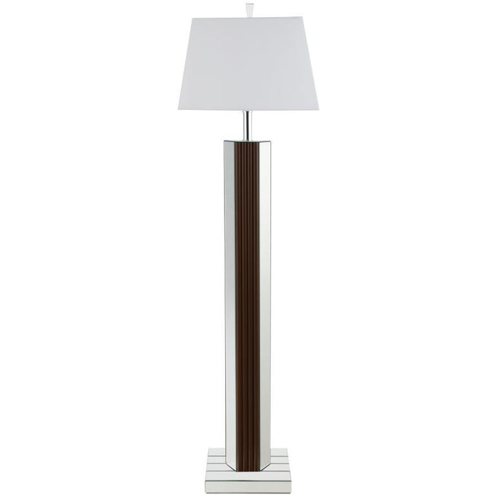 Elena - Square Tapered Mirrored Lamp