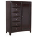 Phoenix - 6-Drawer Door Chest - Deep Cappuccino Sacramento Furniture Store Furniture store in Sacramento