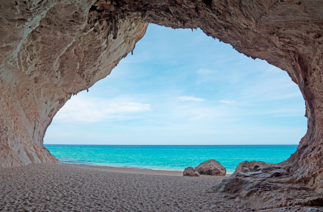 Small - Window View - Blue