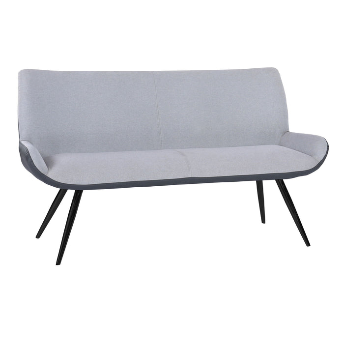 Coronado - Contemporary Bench - Brushed Gray Powder